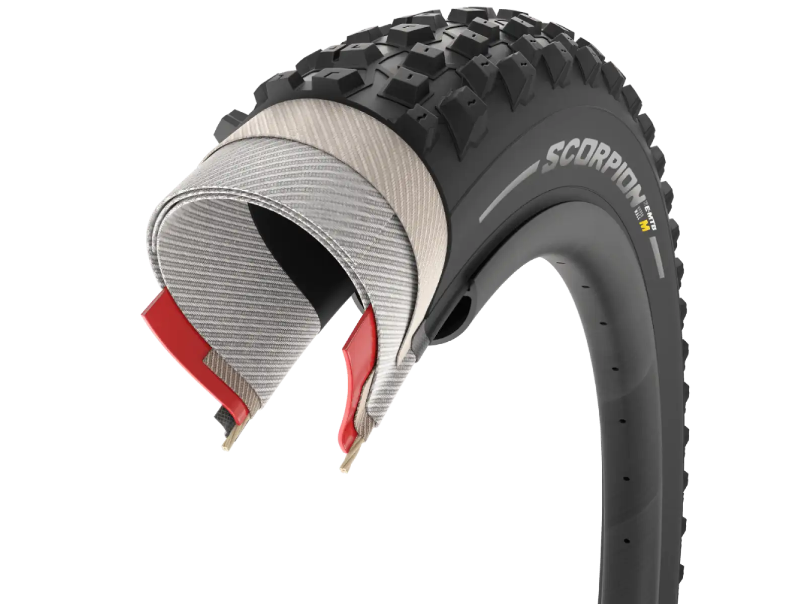 Pirelli Scorpion E-MTB M HyperWALL TLR 27.5 x 2.60" tire kevlar black