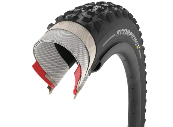 Pirelli Scorpion E-MTB M HyperWALL TLR 27.5 x 2.60" tire kevlar black