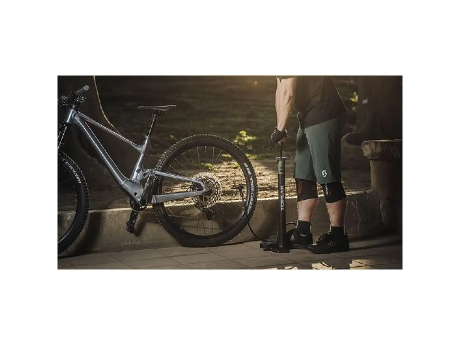 Topeak JoeBlow Mountain EX workshop pump black/green