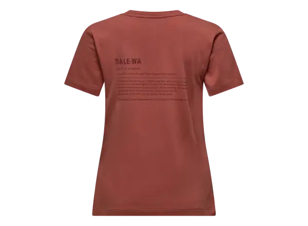 Salewa Eagle Vocab T-shirt women's T-shirt short sleeve Etruscan red