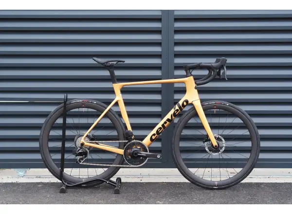 Cervélo Soloist Force eTap AXS road bike gold dust