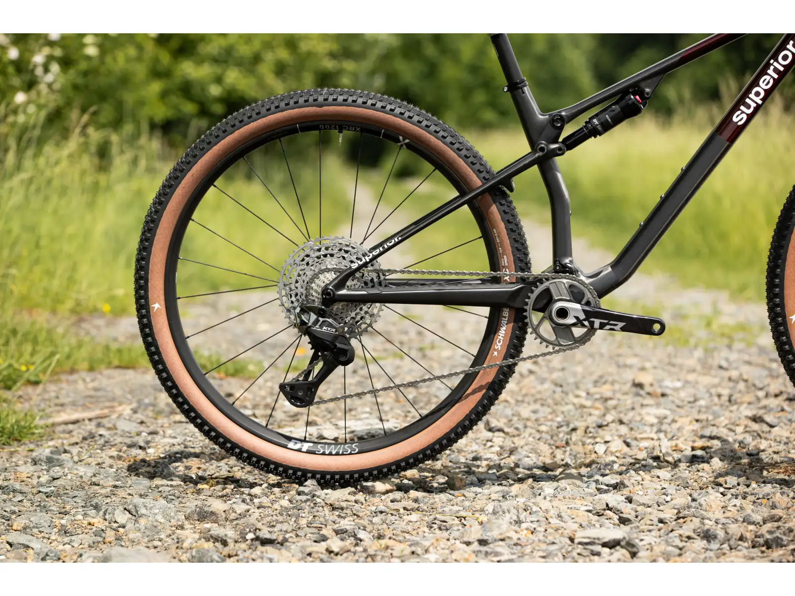 Superior XF 9.9 Team mountain bike Gloss Carbon/Red Carbon
