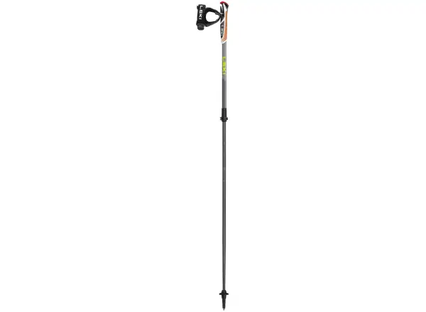 Leki Spin Shark trekking poles Grey/Dark Anthracite/Lime size 100-130 cm