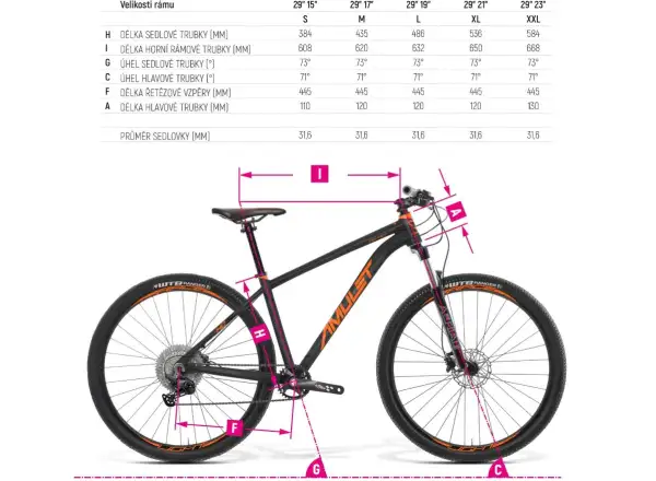 Amulet 29 Rival 4.0 SH brilliant blue/black mountain bike