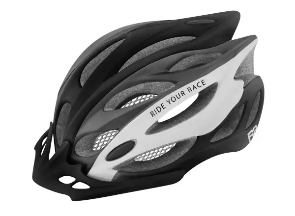 R2 Wind MTB helmet matte black/grey/white