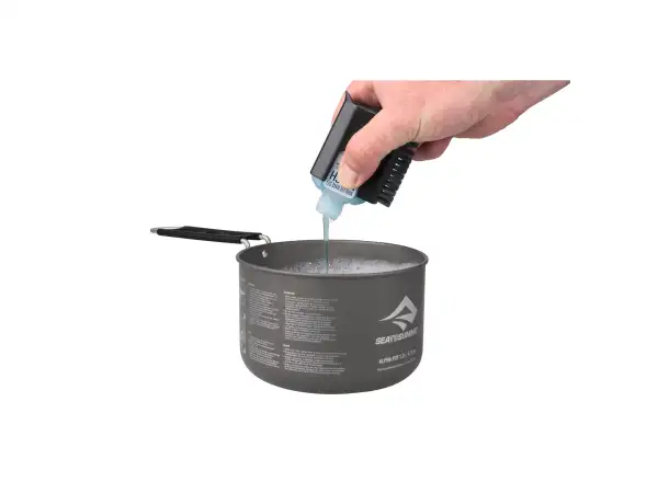 Sea to Summit Camp Kitchen Pot Scrubber & Soap pot cleaner and soap 2-piece set