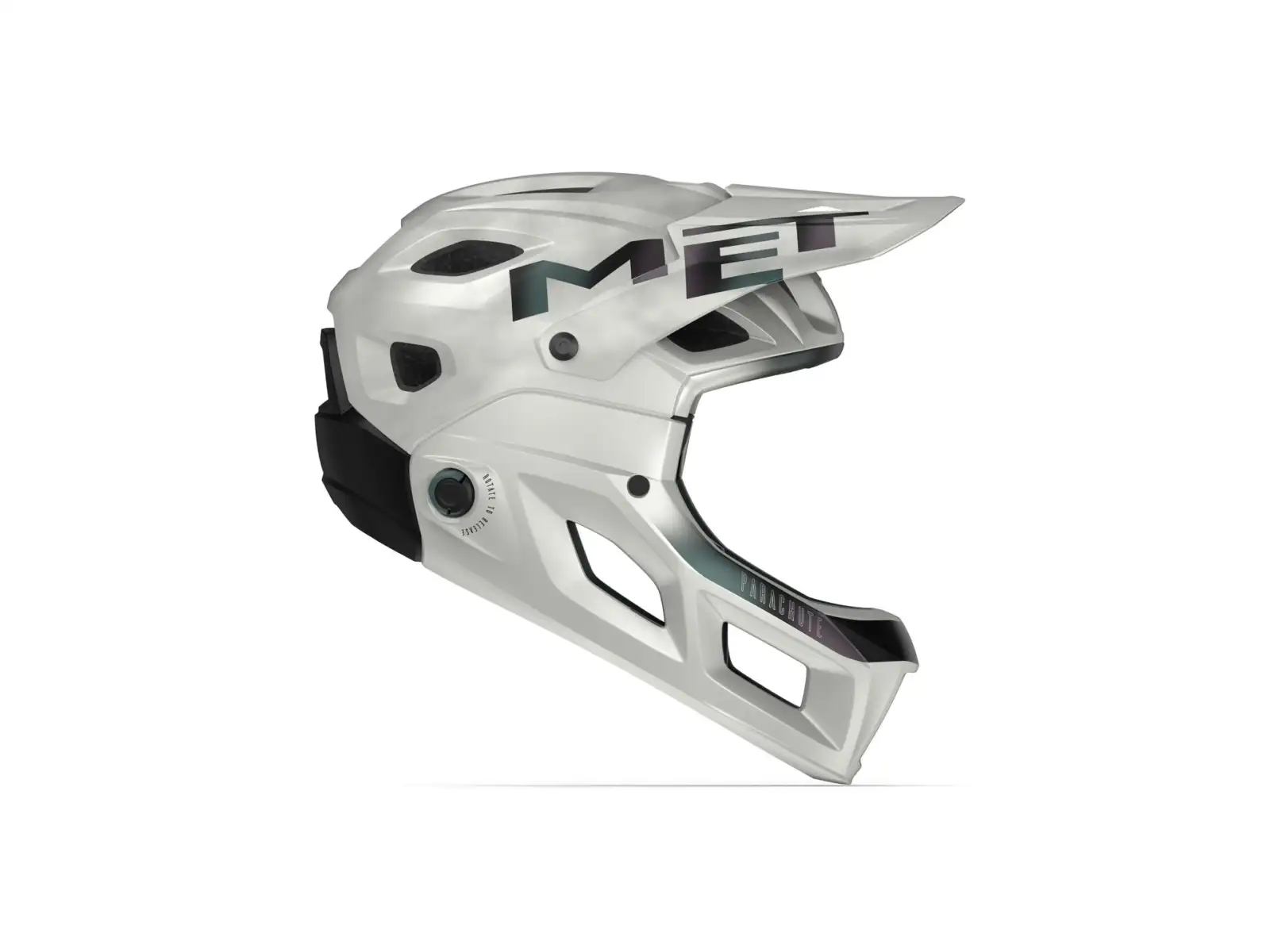 MET Parachute MCR Mips helmet White/Iridescent