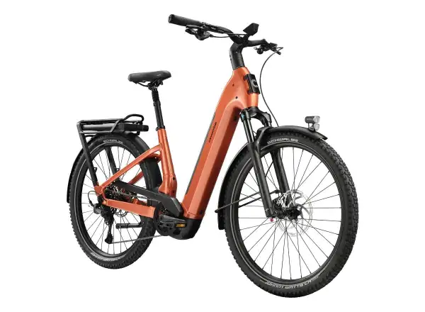 Cannondale Tesoro X 1 LSTH Orange Slice low-step touring e-bike