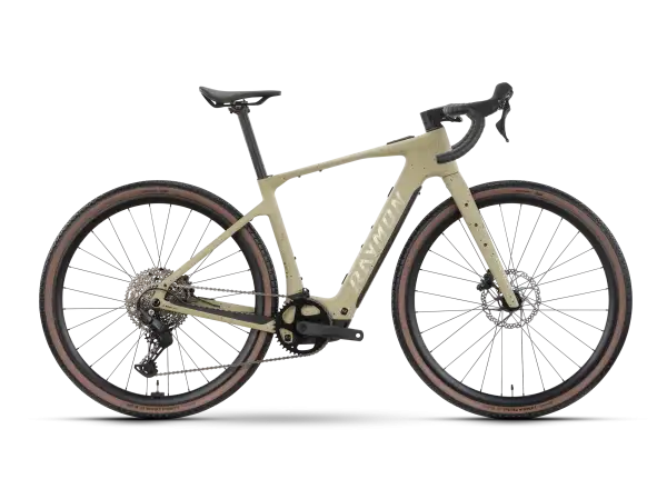 Raymon Norza Comp greige freckels gravel e-bike
