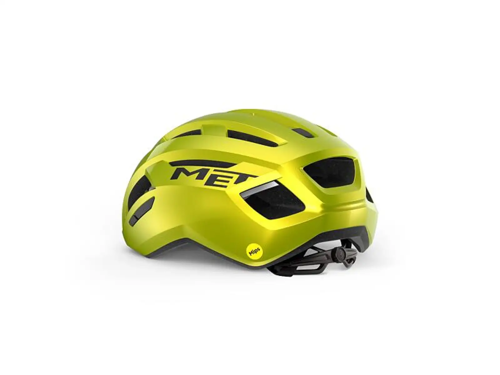 MET Vinci MIPS helmet Lime Yellow Metallic/Glossy