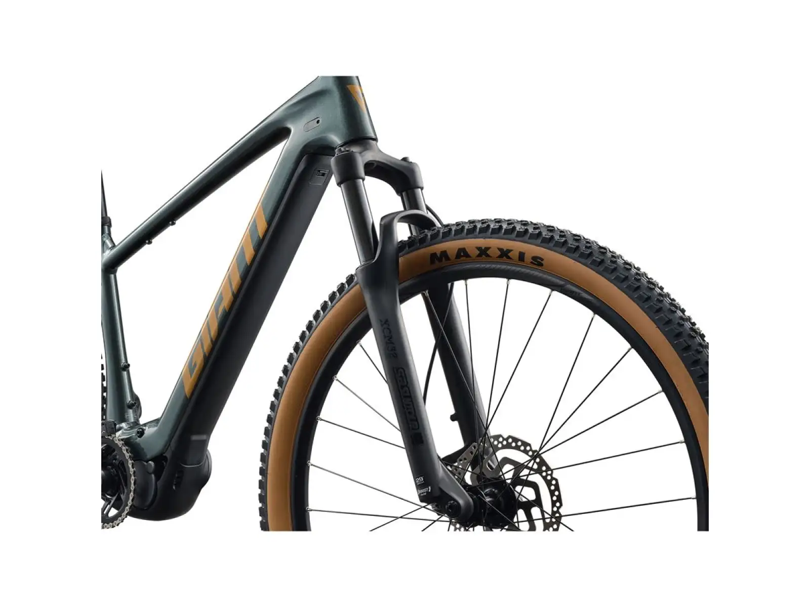 Giant Talon E+ BOX mountain electric bike Asphalt Green