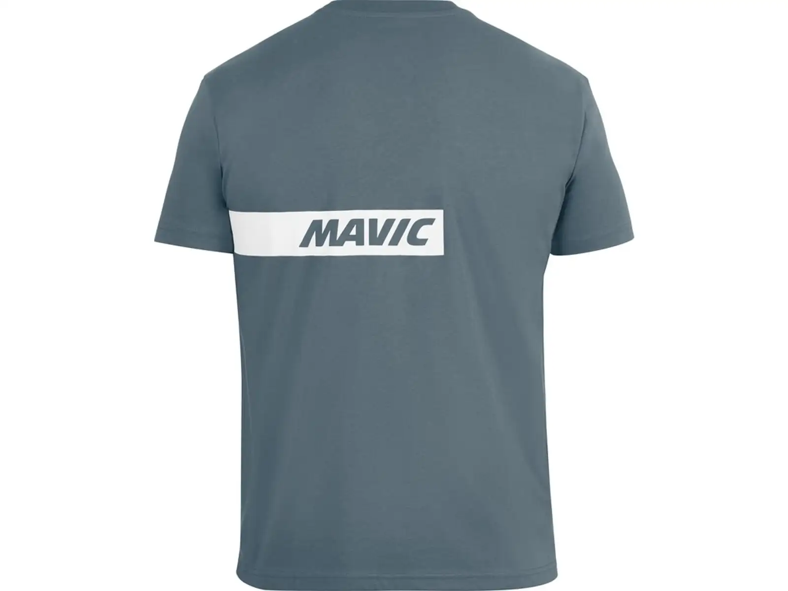 Mavic Corporate Stripe men's t-shirt short sleeve Orion Blue/Off White