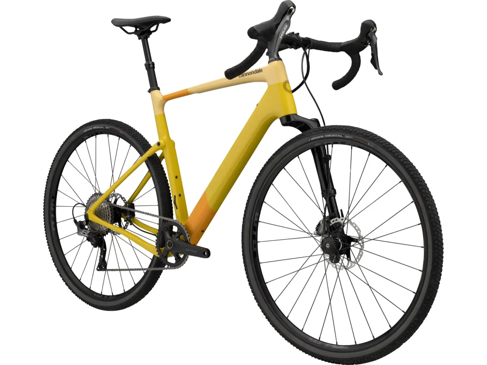 Cannondale Topstone Carbon 2 Lefty gravel bike Laguna Yellow