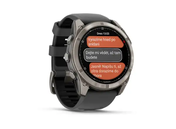 Garmin fenix 8 Pro 51 mm AMOLED Sapphire smart watch Titanium Graphite/Black