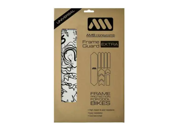 All Mountain Style frame protection stickers Extra Signature Black