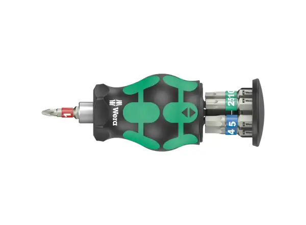 Wera Bicycle Set 11 Kraftform Stubby bit screwdriver with magazine 8 pieces