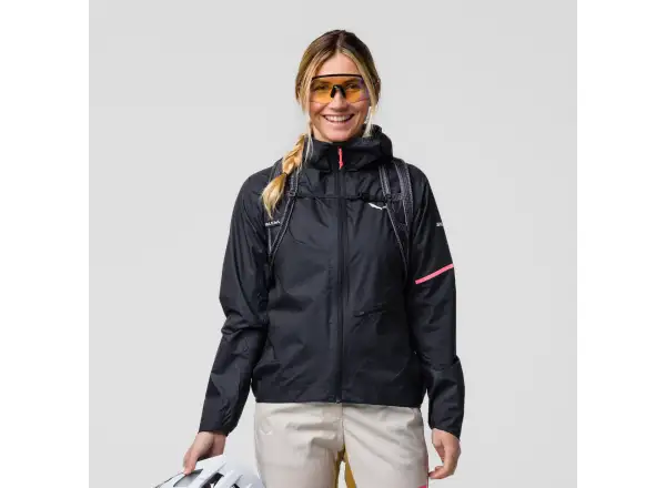 Salewa Vento PTX 2.5 L women's jacket Black Out
