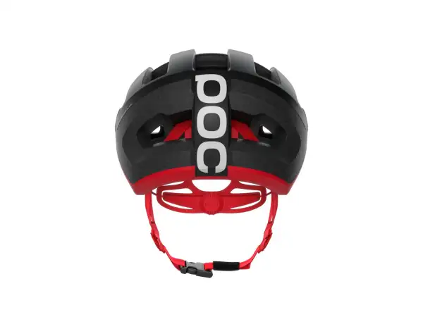 POC Omne Lite helmet Uranium Black/Prismane Red Matt