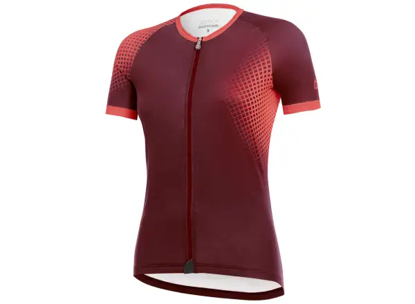 Dotout Square women's jersey short sleeve Bordeaux