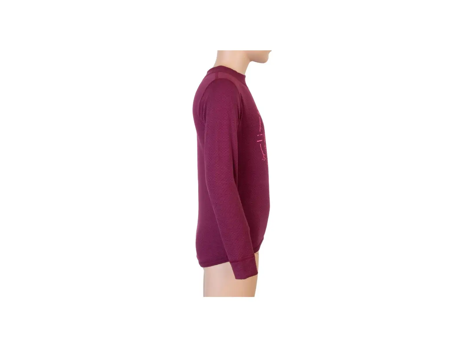 Sensor Merino DF Club children's long sleeve shirt Lilla