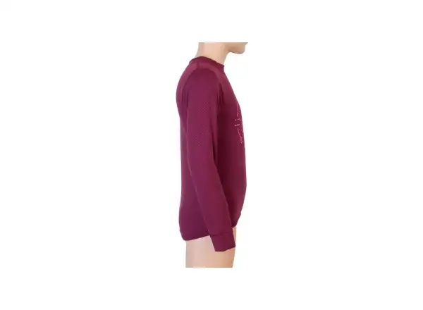 Sensor Merino DF Club children's long sleeve shirt Lilla