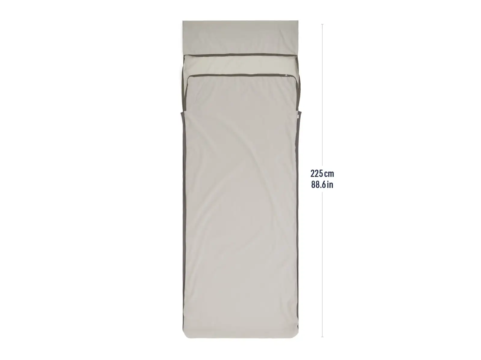 Sea To Summit Silk Blend sleeping bag liner with pillow Standard Moonstruck