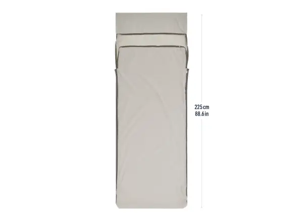 Sea To Summit Silk Blend sleeping bag liner with pillow Standard Moonstruck