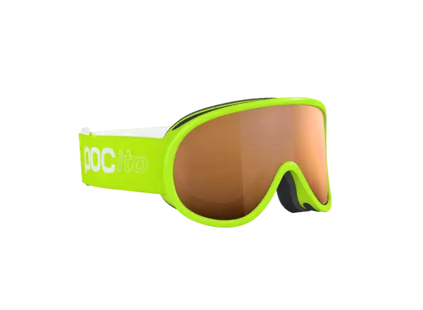 POC POCito Retina kids ski goggles Fluorescent Yellow/Green/Partly Sunny Light Orange