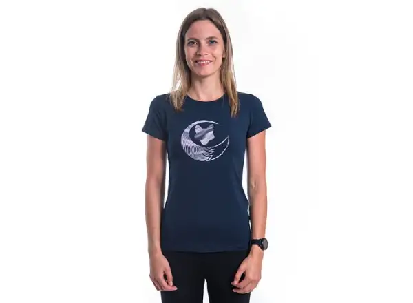 Sensor Coolmax Tech Fox women's shirt short sleeve Deep Blue