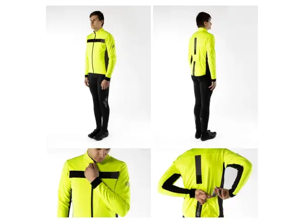 Force Frost softshell jacket fluo/black
