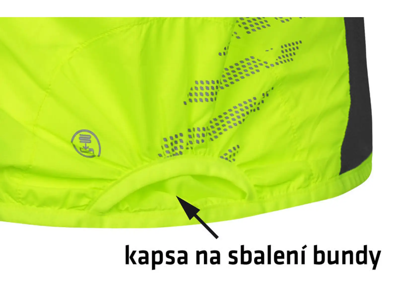 Etape Gloria 2.0 women's jacket yellow fluo/anthracite
