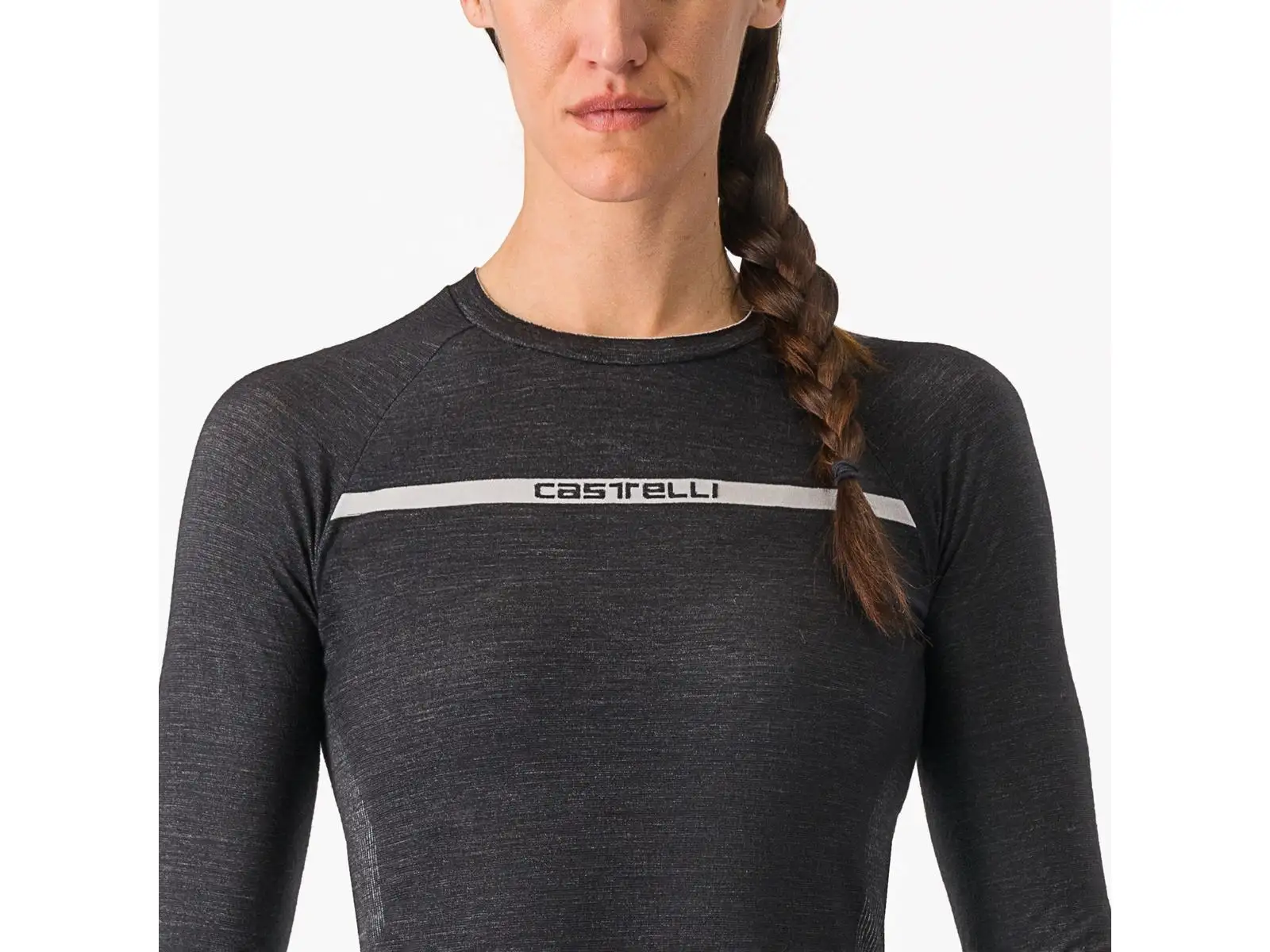 Castelli Merino women's base layer long sleeve Black