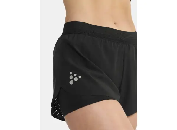 Craft Pro Hypervent Split 2 women's running shorts Black