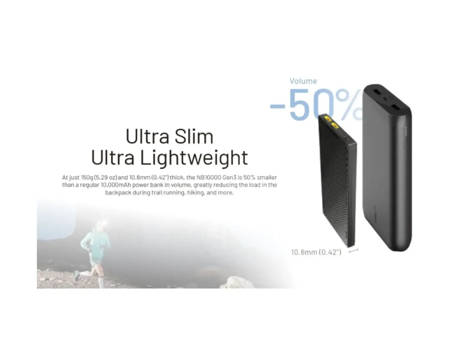 Nitecore high-performance Powerbank NB10000 Gen3