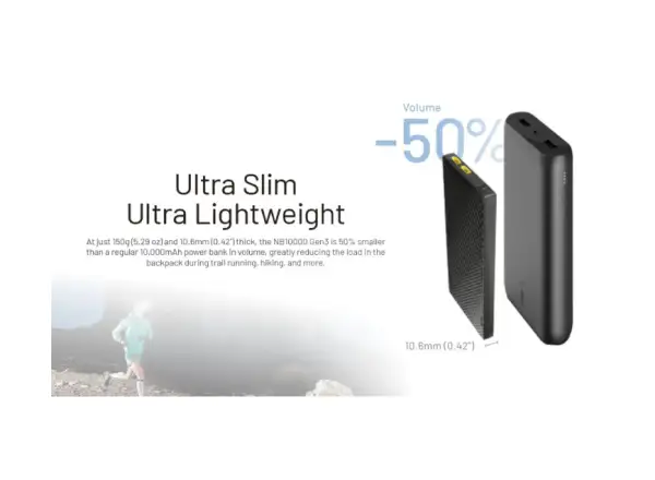 Nitecore high-performance Powerbank NB10000 Gen3