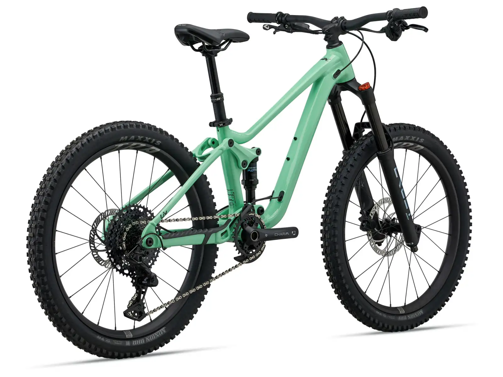 Liv Faith 24 children's full-suspension bike Neo Mint