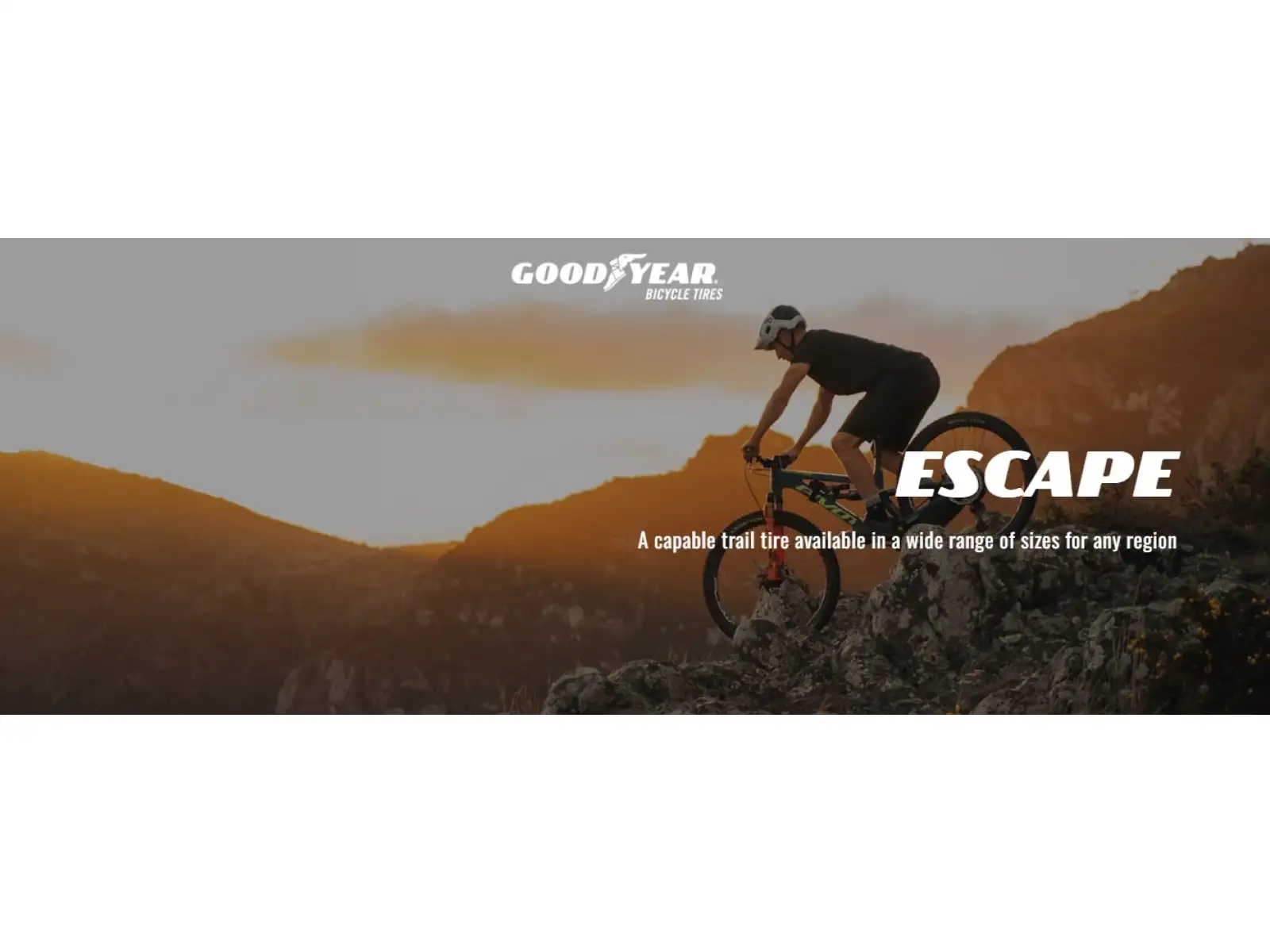 Goodyear Escape Ultimate TC 29" MTB tire kevlar Tan