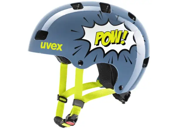 Uvex Kid 3 children's helmet Stone Blue/Pow