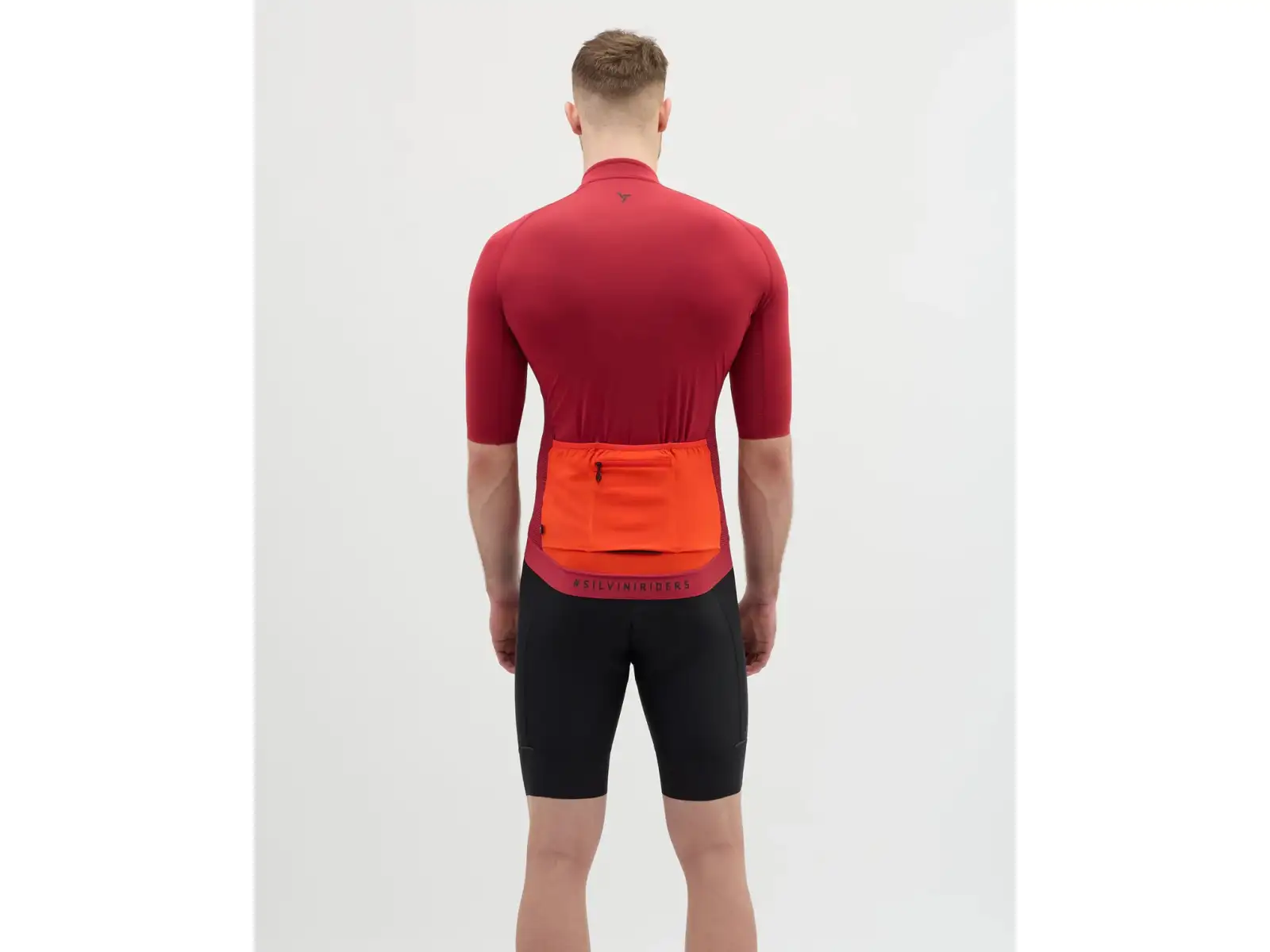 Silvini Mazzano men's jersey short sleeve Merlot/Ruby