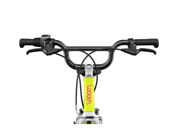 Woom GO 4 kids bike neon lime