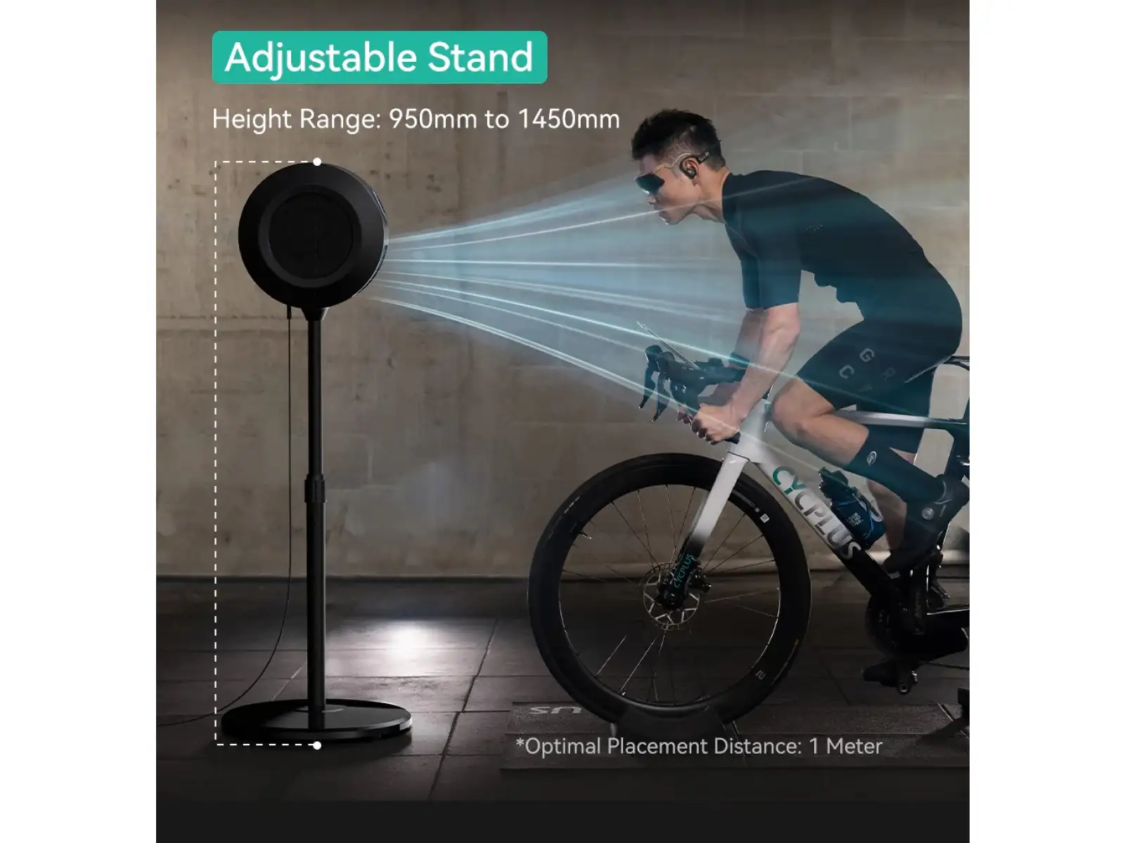 Cycplus F1 electronically controlled fan