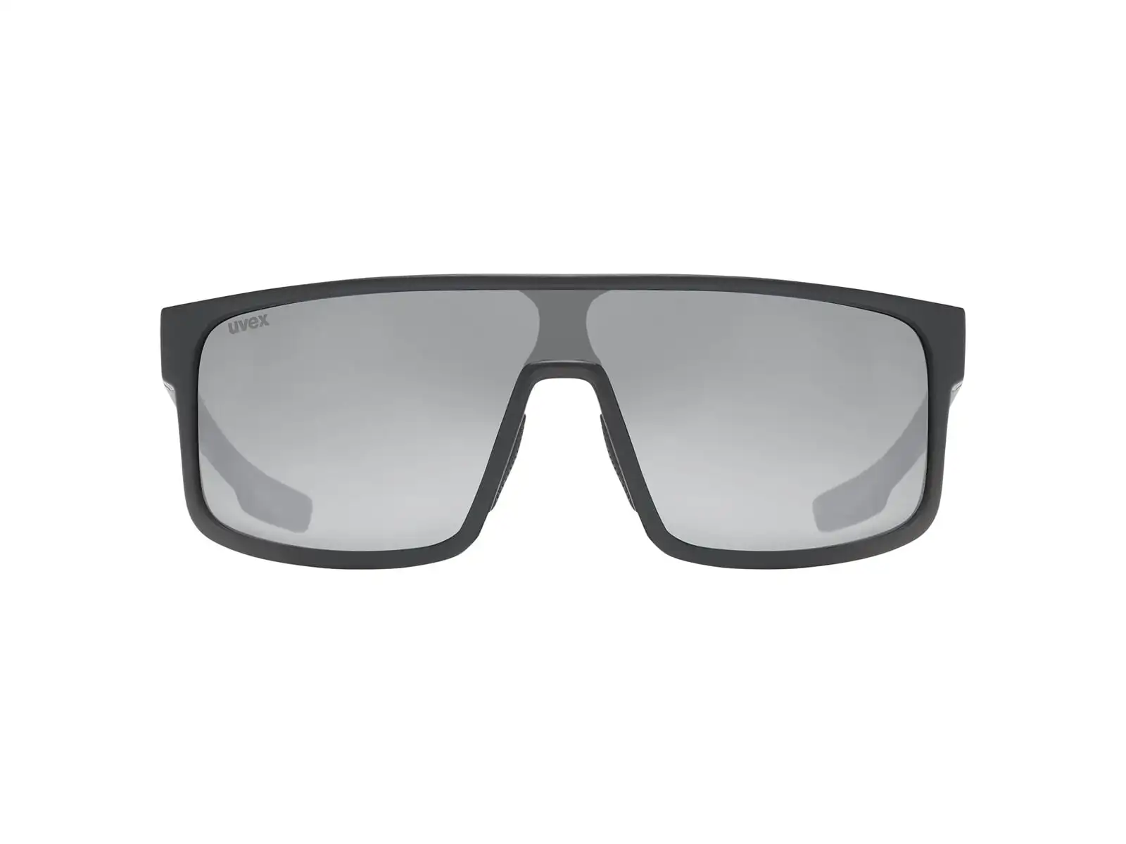 Uvex LGL 51 cycling glasses Black Mat/Mirror Silver