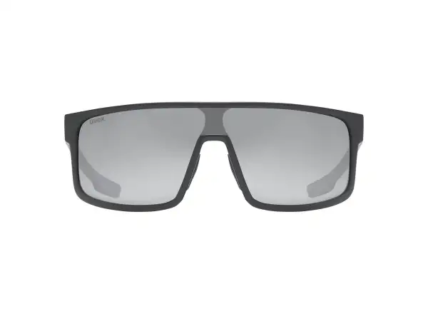 Uvex LGL 51 cycling glasses Black Mat/Mirror Silver
