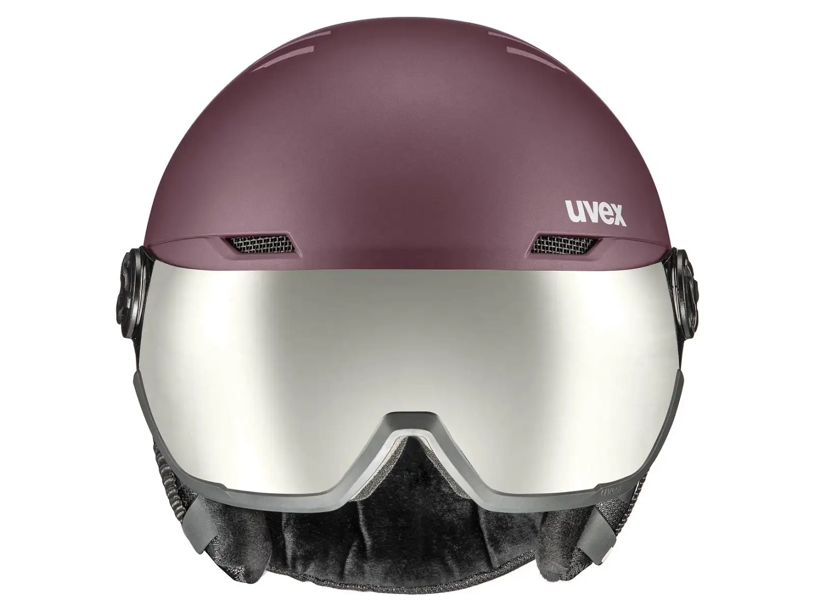 Uvex Wanted Visor ski helmet bramble/antique rose