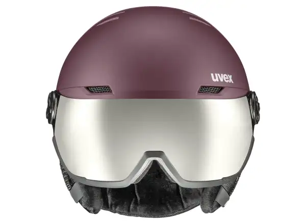 Uvex Wanted Visor ski helmet bramble/antique rose
