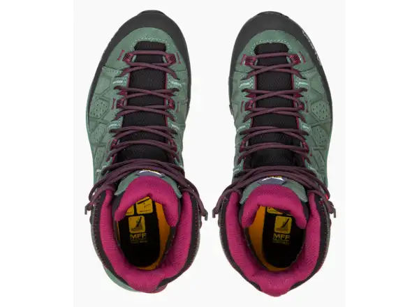 Salewa Alp Trainer 2 Mid GTX women's shoes Duck Green/Rhododendon
