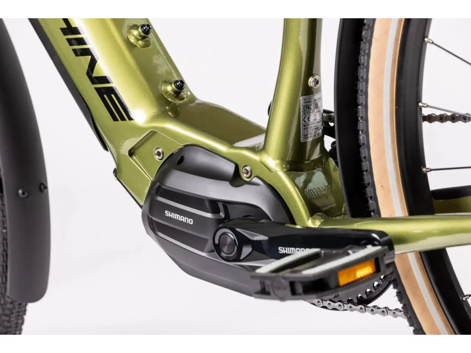 Rock Machine Gravelride e500 gravel e-bike Matte Khaki/Black