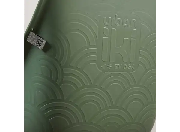 Urban Iki Ta-ke rear bike seat for MIK carriers Icho Green/Kurumi Brown
