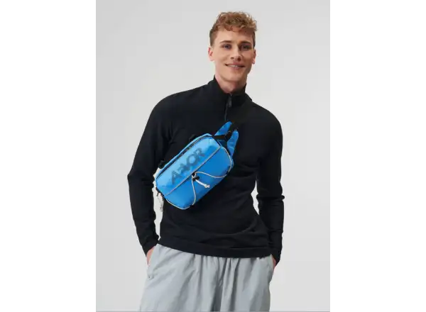Aevor Bar Bag shoulder pouch/waist bag/cycling handlebars Proof Retro Blue