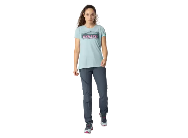 Dynafit Transalper Graphic women's T-shirt short sleeve Cloud Blue